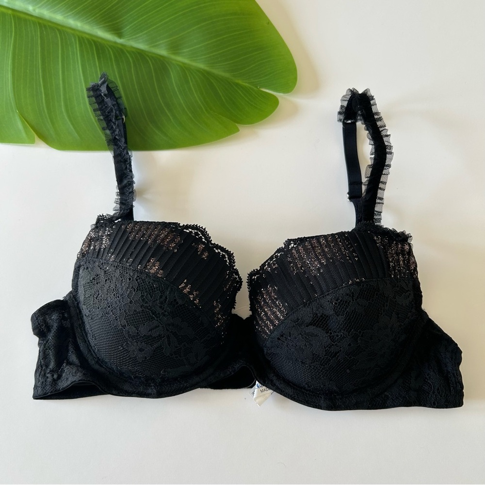 Victoria's Secret Black Lace Bra 34B